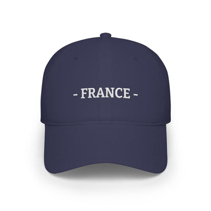 France Embroidered Cap, French Flag Hat, Patriotic Baseball Cap, French Pride Cotton Hat, Unisex Gift, Low Profile Cotton Cap - Proud & Loyal