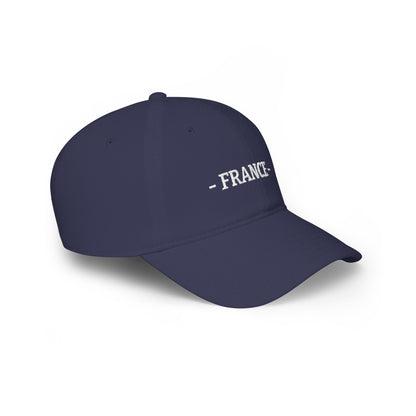 France Embroidered Cap, French Flag Hat, Patriotic Baseball Cap, French Pride Cotton Hat, Unisex Gift, Low Profile Cotton Cap - Proud & Loyal