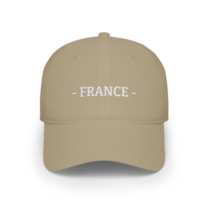France Embroidered Cap, French Flag Hat, Patriotic Baseball Cap, French Pride Cotton Hat, Unisex Gift, Low Profile Cotton Cap - Proud & Loyal