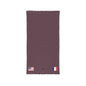 French American Embroidered Waffle Cotton Throw, Lightweight Cozy Blanket | France USA Neutral Home Accent - Proud & Loyal
