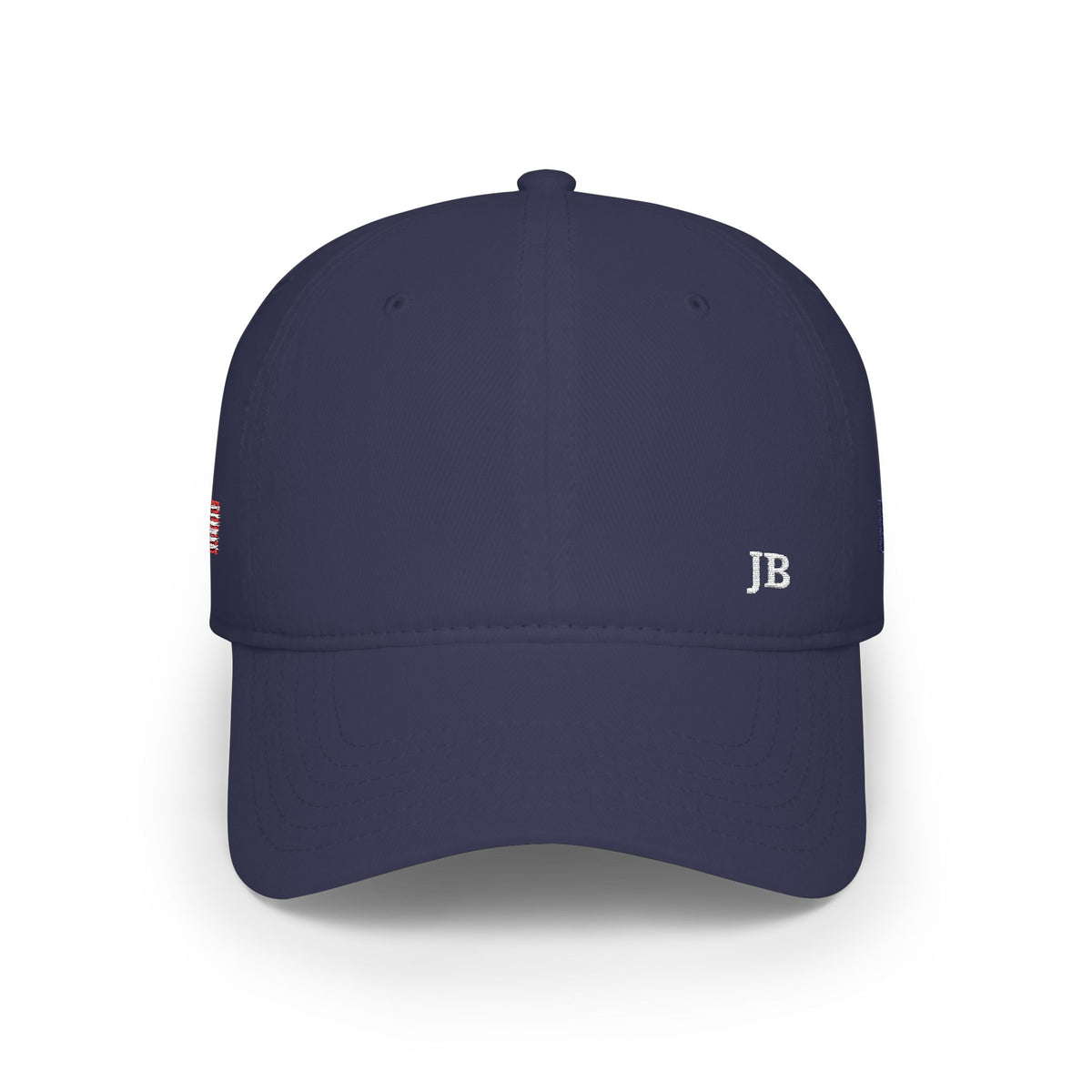 French American Flag Hat Personalized Initials | France USA Dual Heritage Embroidered Cap | Low Profile Cotton Baseball Hat - Proud & Loyal