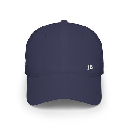 French American Flag Hat Personalized Initials | France USA Dual Heritage Embroidered Cap | Low Profile Cotton Baseball Hat - Proud & Loyal