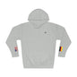German American Flag Fleece Hoodie | Germany USA Dual Heritage Gift | Personalized Initials | Embroidered Sleeve Flags - Proud & Loyal