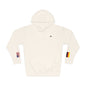 German American Flag Fleece Hoodie | Germany USA Dual Heritage Gift | Personalized Initials | Embroidered Sleeve Flags - Proud & Loyal