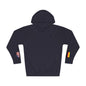 German American Flag Fleece Hoodie | Germany USA Dual Heritage Gift | Personalized Initials | Embroidered Sleeve Flags - Proud & Loyal