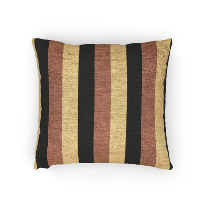 German Flag Striped Woven Pillow | Germany Stripe Pattern, Earth Tones - Proud & Loyal