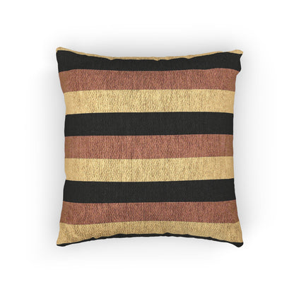 German Flag Striped Woven Pillow | Germany Stripe Pattern, Earth Tones - Proud & Loyal
