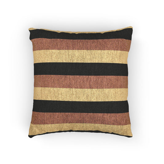 German Flag Striped Woven Pillow | Germany Stripe Pattern, Earth Tones - Proud & Loyal