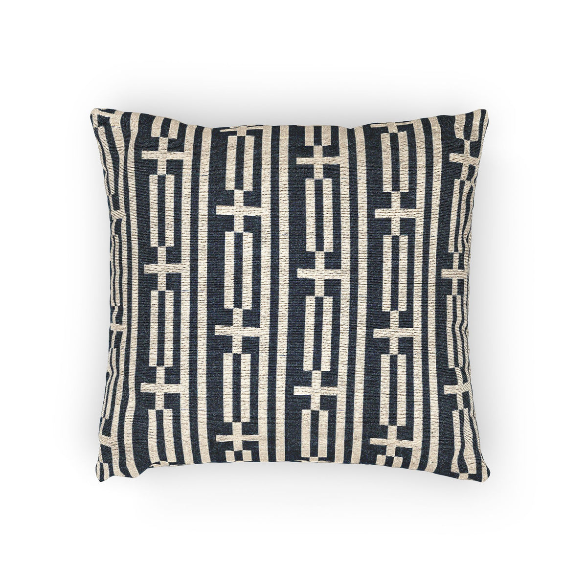 Greece Flag Woven Star Motif Pillow | Greek Flag Throw Cushion - Proud & Loyal