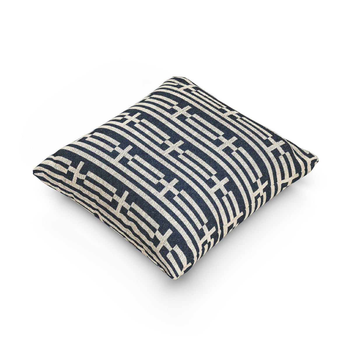 Greece Flag Woven Star Motif Pillow | Greek Flag Throw Cushion - Proud & Loyal