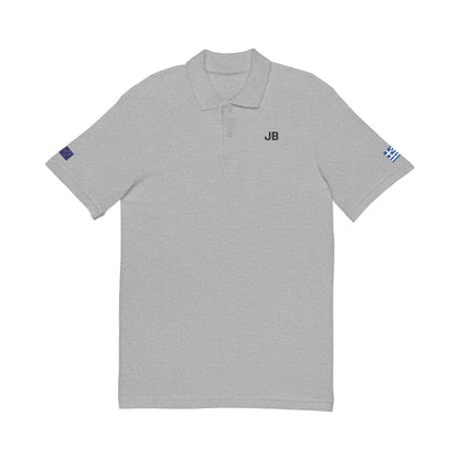 Greek Australian Embroidered Polo Shirt | Greece Australia Dual Heritage Polo | Personalized Initials | Two Flag Heritage Gift - Proud & Loyal