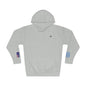 Greek Australian Flag Fleece Hoodie | Greece Australia Dual Heritage Gift | Personalized Initials | Embroidered Sleeve Flags - Proud & Loyal