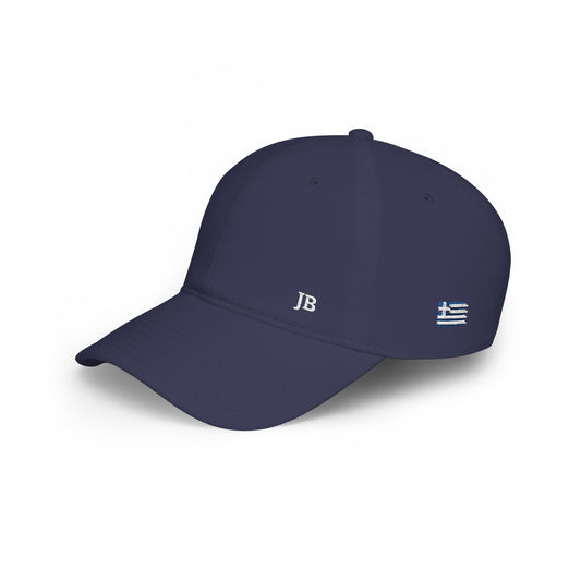 Greek Australian Flag Hat Personalized Initials | Greece Australia Dual Heritage Embroidered Cap | Low Profile Cotton Baseball Hat - Proud & Loyal