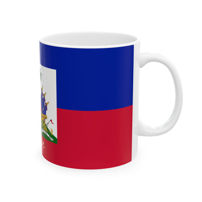 Haiti Flag Coat of Arms Mug | Haitian Flag Ceramic Mug - Proud & Loyal