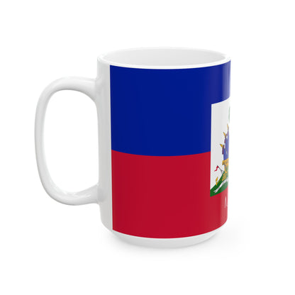 Haiti Flag Coat of Arms Mug | Haitian Flag Ceramic Mug - Proud & Loyal