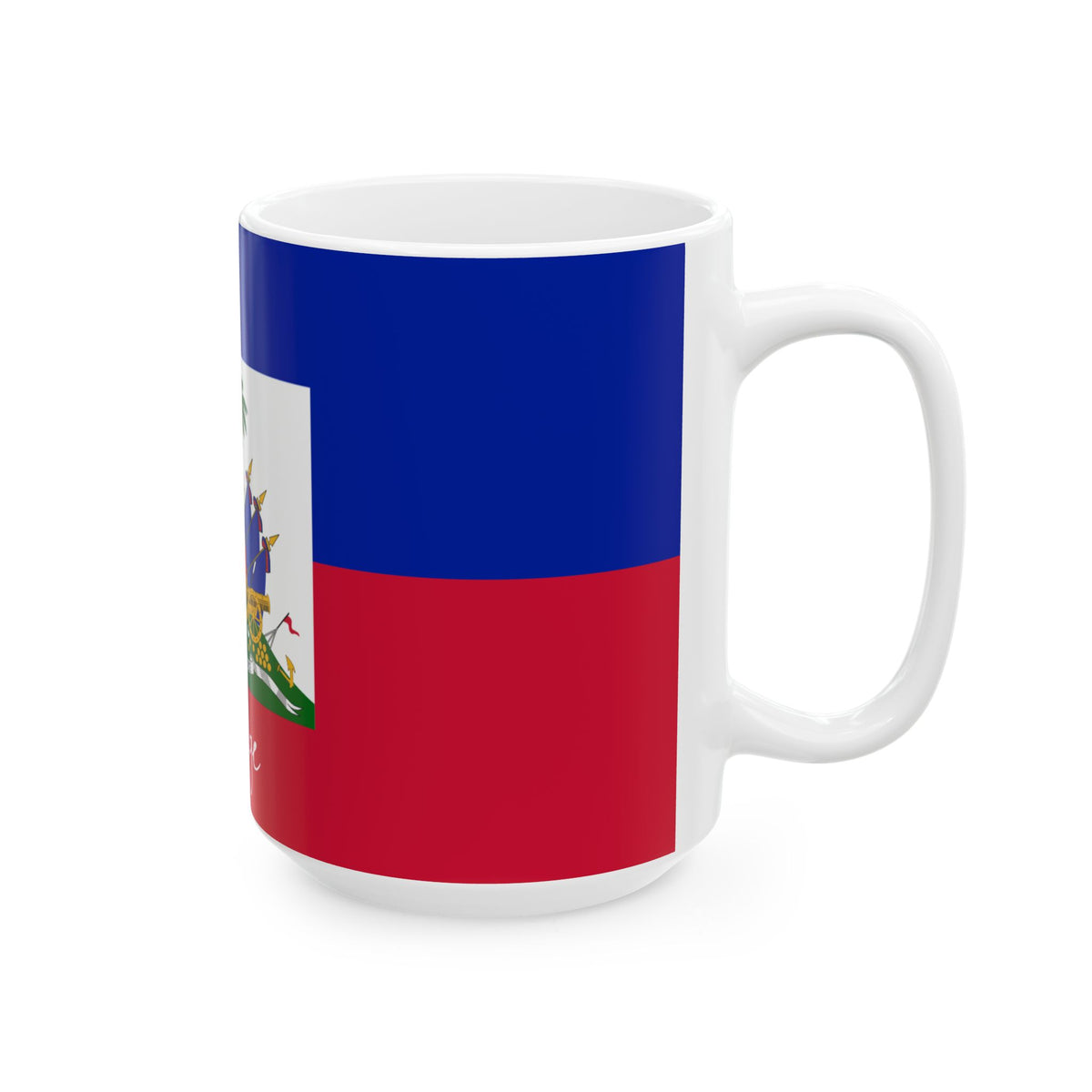 Haiti Flag Coat of Arms Mug | Haitian Flag Ceramic Mug - Proud & Loyal