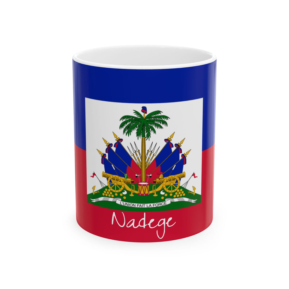 Haiti Flag Coat of Arms Mug | Haitian Flag Ceramic Mug - Proud & Loyal