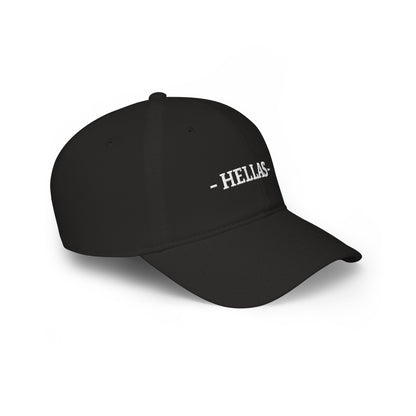 Hellas Embroidered Cap, Greece Flag Hat, Patriotic Baseball Cap, Greek Pride Cotton Hat, Unisex Gift, Low Profile Cotton Cap - Proud & Loyal