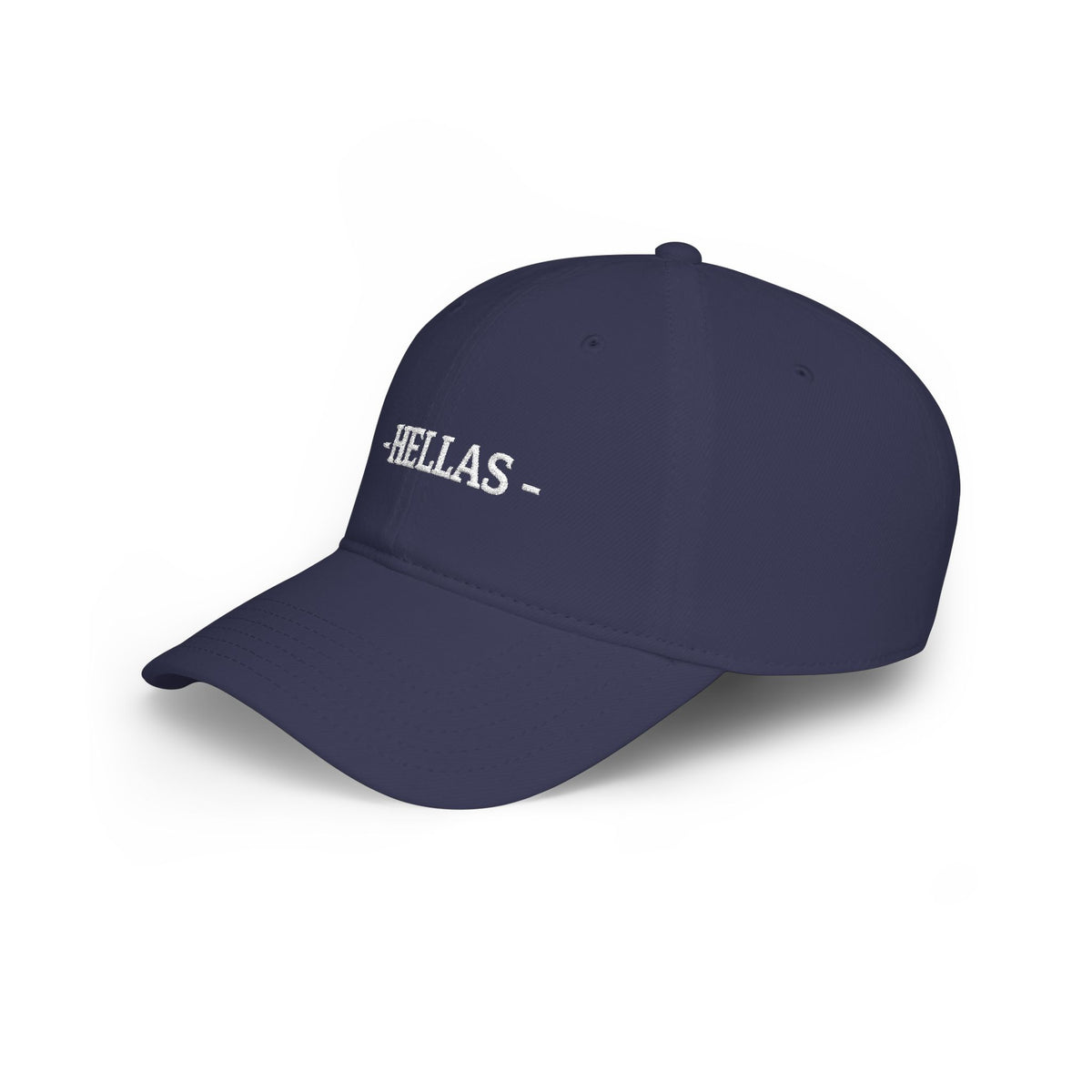 Hellas Embroidered Cap, Greece Flag Hat, Patriotic Baseball Cap, Greek Pride Cotton Hat, Unisex Gift, Low Profile Cotton Cap - Proud & Loyal