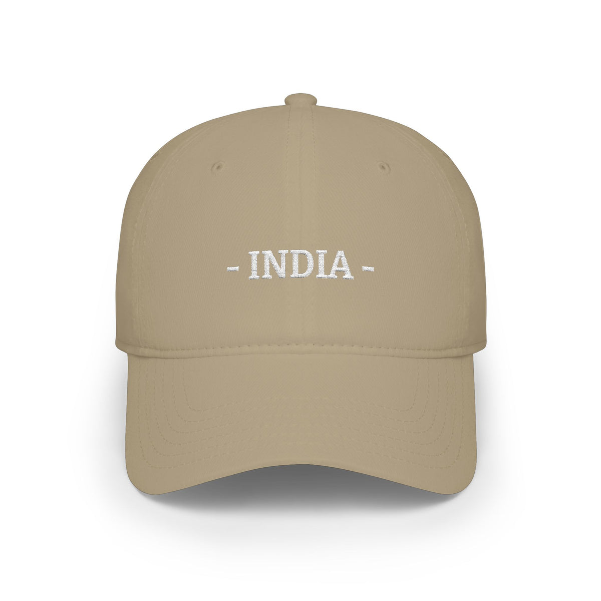 India Embroidered Cap, Indian Flag Hat, Patriotic Baseball Cap, Indian Pride Cotton Hat, Unisex Gift, Low Profile Cotton Cap - Proud & Loyal