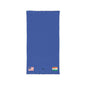 Indian American Embroidered Waffle Cotton Throw, Lightweight Cozy Blanket | India USA Neutral Home Accent - Proud & Loyal