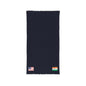 Indian American Embroidered Waffle Cotton Throw, Lightweight Cozy Blanket | India USA Neutral Home Accent - Proud & Loyal