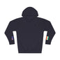 Indian Australian Flag Fleece Hoodie | India Australia Dual Heritage Gift | Personalized Initials | Embroidered Sleeve Flags - Proud & Loyal