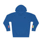 Indian British Flag Fleece Hoodie | India UK Dual Heritage Gift | Personalized Initials | Embroidered Sleeve Flags | United Kingdom & India - Proud & Loyal