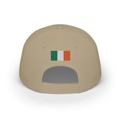 Ireland Embroidered Cap, Irish Flag Hat, Patriotic Baseball Cap, Ireland Pride Cotton Hat, Unisex Gift, Low Profile Cotton Cap - Proud & Loyal