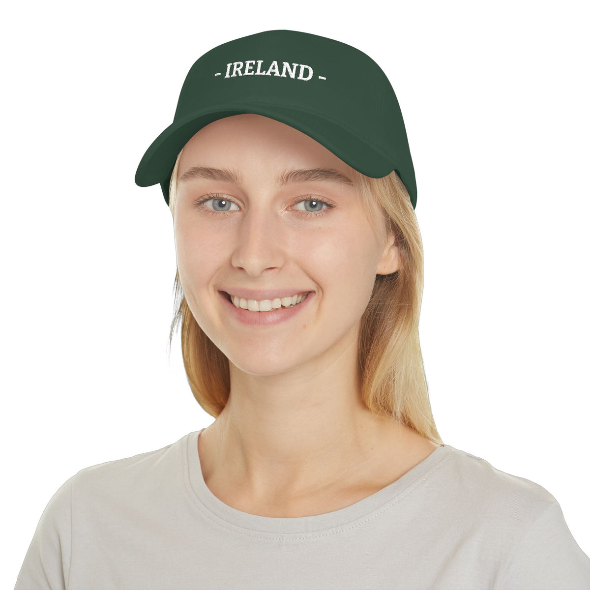 Ireland Embroidered Cap, Irish Flag Hat, Patriotic Baseball Cap, Ireland Pride Cotton Hat, Unisex Gift, Low Profile Cotton Cap - Proud & Loyal