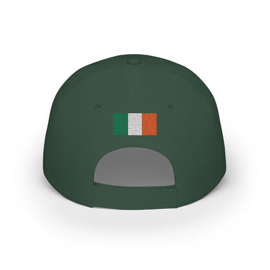 Ireland Embroidered Cap, Irish Flag Hat, Patriotic Baseball Cap, Ireland Pride Cotton Hat, Unisex Gift, Low Profile Cotton Cap - Proud & Loyal