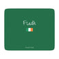 Ireland Irish Custom Name Sherpa Blanket, Personalized Name Cozy Fleece Throw, Minimalist Ireland USA Flag Heritage Blanket, Holiday Gift - Proud & Loyal