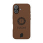 Ireland Vegan Leather iPhone Case, Custom Irish Monogram Cover, Personalized Name Initials iPhone 16 15 14 13 12, Ireland Map Gift - Proud & Loyal