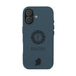 Ireland Vegan Leather iPhone Case, Custom Irish Monogram Cover, Personalized Name Initials iPhone 16 15 14 13 12, Ireland Map Gift - Proud & Loyal