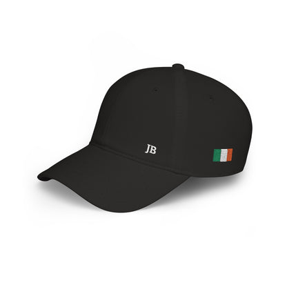 Irish American Flag Hat Personalized Initials | Ireland USA Dual Heritage Embroidered Cap | Low Profile Cotton Baseball Hat - Proud & Loyal