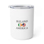 Irish American Personalized Name Insulated Coffee Mug, Custom Travel Tumbler, Ireland USA Dual Heritage Naturalization Citizen Gift - Proud & Loyal
