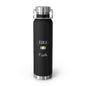Irish Éire Heritage Insulated Water Bottle, Copper Lined, Custom Thermos, Ireland Flag Metal Travel Flask, Personalized Name - Proud & Loyal