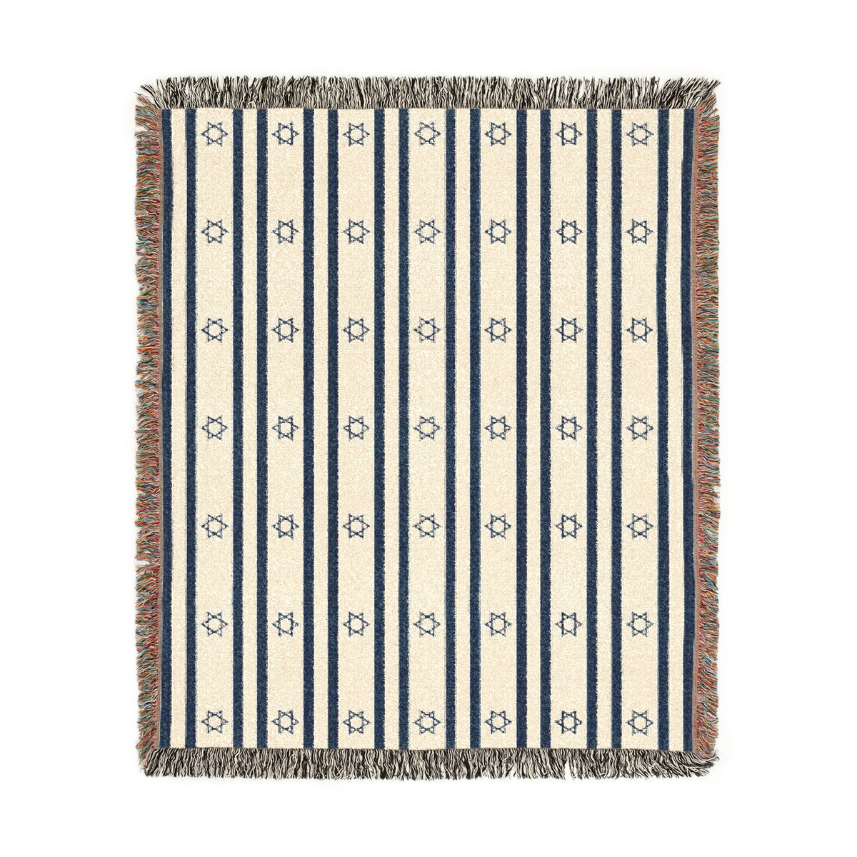 Israel Flag Star Stripe Woven Blanket | Throw - Proud & Loyal