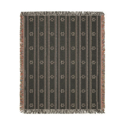 Israel Flag Star Stripe Woven Blanket | Throw - Proud & Loyal