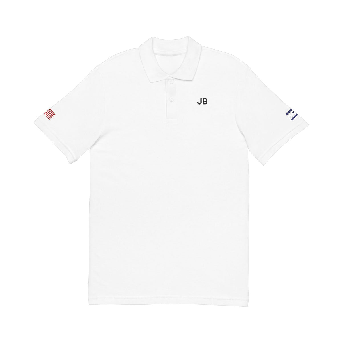 Israeli American Heritage Polo Shirt, Israel USA Flag Embroidered Polo, Custom Initials, Cotton Pique Shirt, Israeli Gift - Proud & Loyal