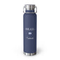 Israeli Heritage Insulated Water Bottle, Copper Lined, Custom Thermos, Israel Flag Metal Travel Flask, Personalized Name - Proud & Loyal