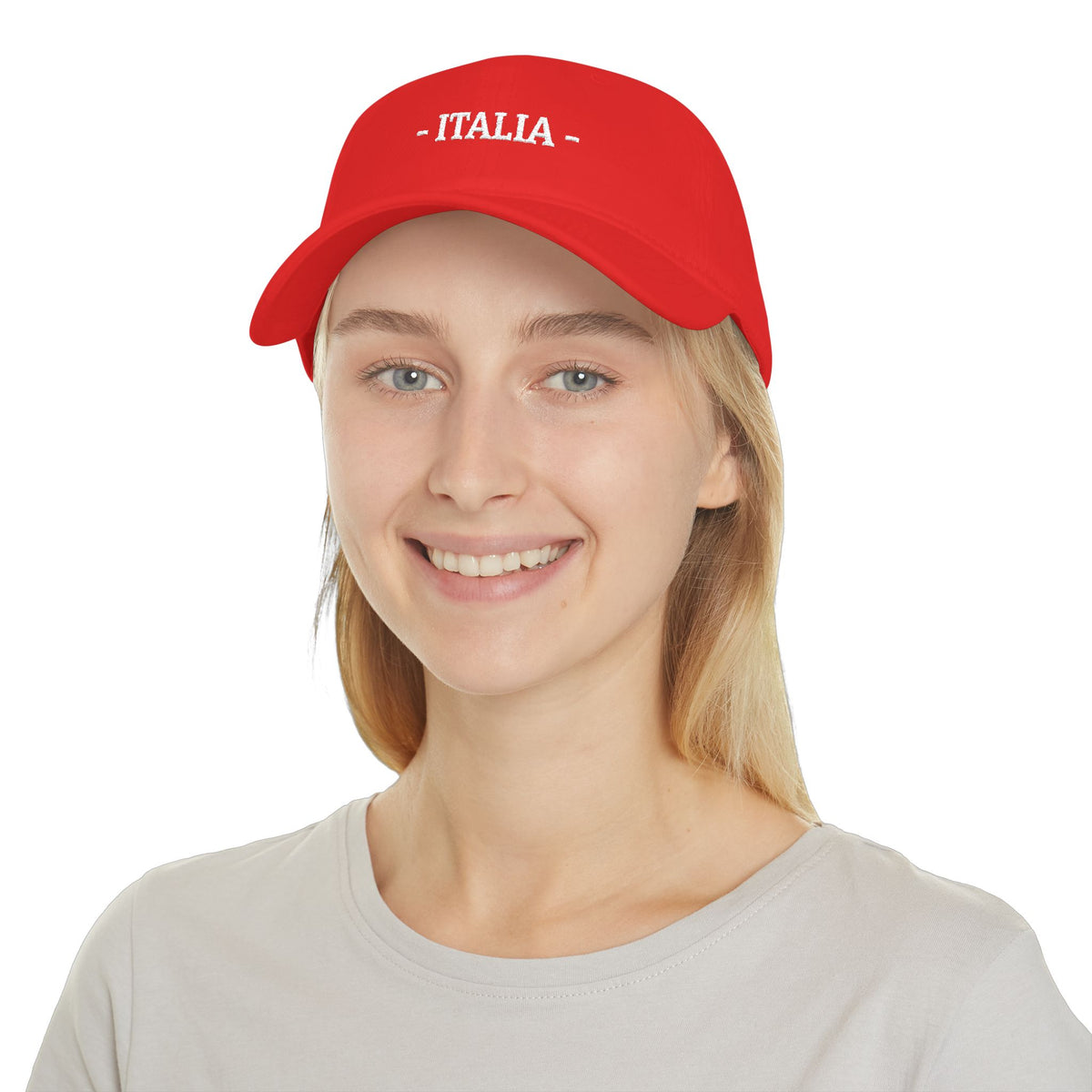 Italia Embroidered Cap, Italy Flag Hat, Patriotic Baseball Cap, Italian Pride Cotton Hat, Unisex Gift, Low Profile Cotton Cap - Proud & Loyal