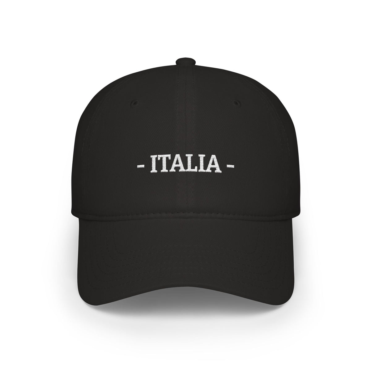 Italia Embroidered Cap, Italy Flag Hat, Patriotic Baseball Cap, Italian Pride Cotton Hat, Unisex Gift, Low Profile Cotton Cap - Proud & Loyal
