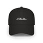 Italia Embroidered Cap, Italy Flag Hat, Patriotic Baseball Cap, Italian Pride Cotton Hat, Unisex Gift, Low Profile Cotton Cap - Proud & Loyal