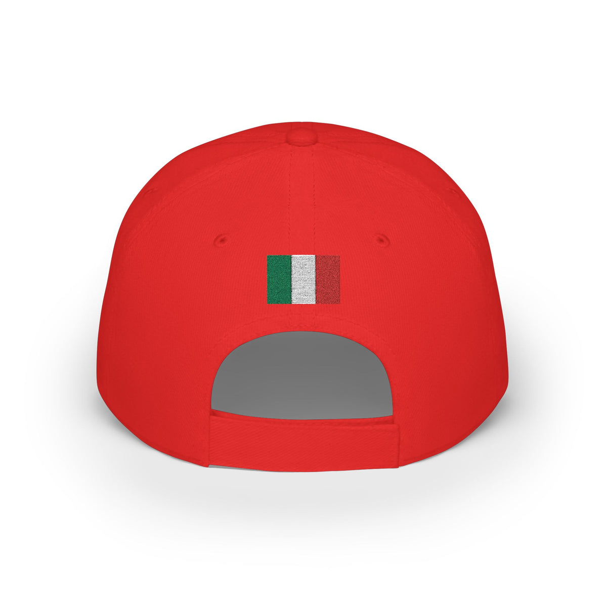 Italia Embroidered Cap, Italy Flag Hat, Patriotic Baseball Cap, Italian Pride Cotton Hat, Unisex Gift, Low Profile Cotton Cap - Proud & Loyal
