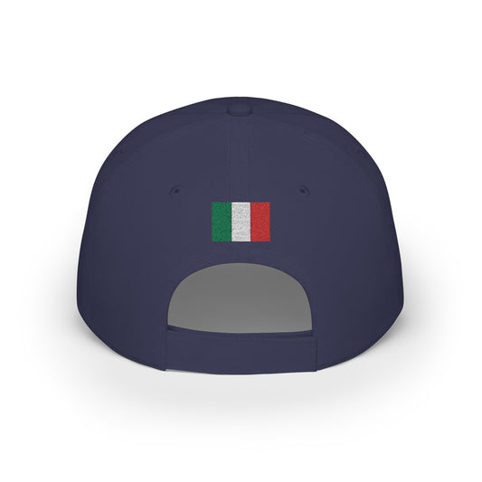 Italia Embroidered Cap, Italy Flag Hat, Patriotic Baseball Cap, Italian Pride Cotton Hat, Unisex Gift, Low Profile Cotton Cap - Proud & Loyal