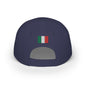Italia Embroidered Cap, Italy Flag Hat, Patriotic Baseball Cap, Italian Pride Cotton Hat, Unisex Gift, Low Profile Cotton Cap - Proud & Loyal