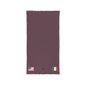 Italian American Embroidered Waffle Cotton Throw, Lightweight Cozy Blanket | Italy USA Neutral Home Accent - Proud & Loyal