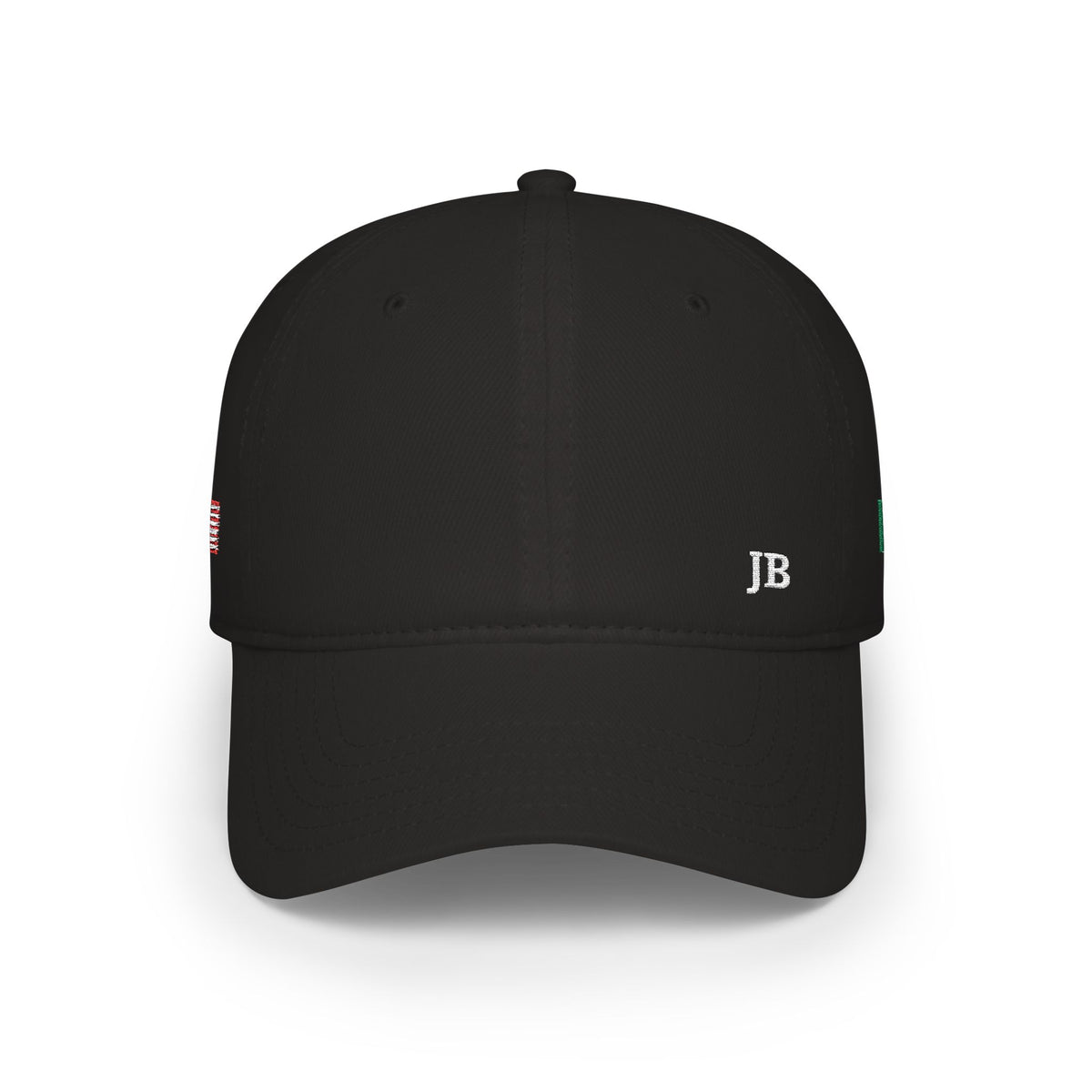 Italian American Flag Hat Personalized Initials | Italy USA Dual Heritage Embroidered Cap | Low Profile Cotton Baseball Hat - Proud & Loyal