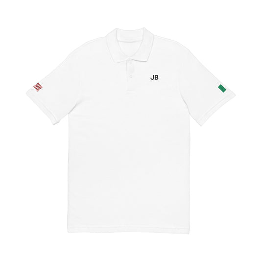 Italian American Heritage Polo Shirt, Italy USA Flag Embroidered Polo, Custom Initials, Cotton Pique Shirt, Italia Italian Gift - Proud & Loyal